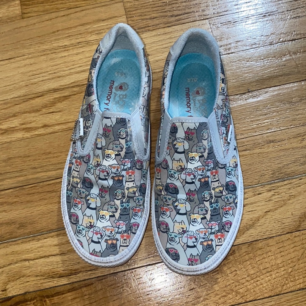 Bob’s slip on dog sneakers